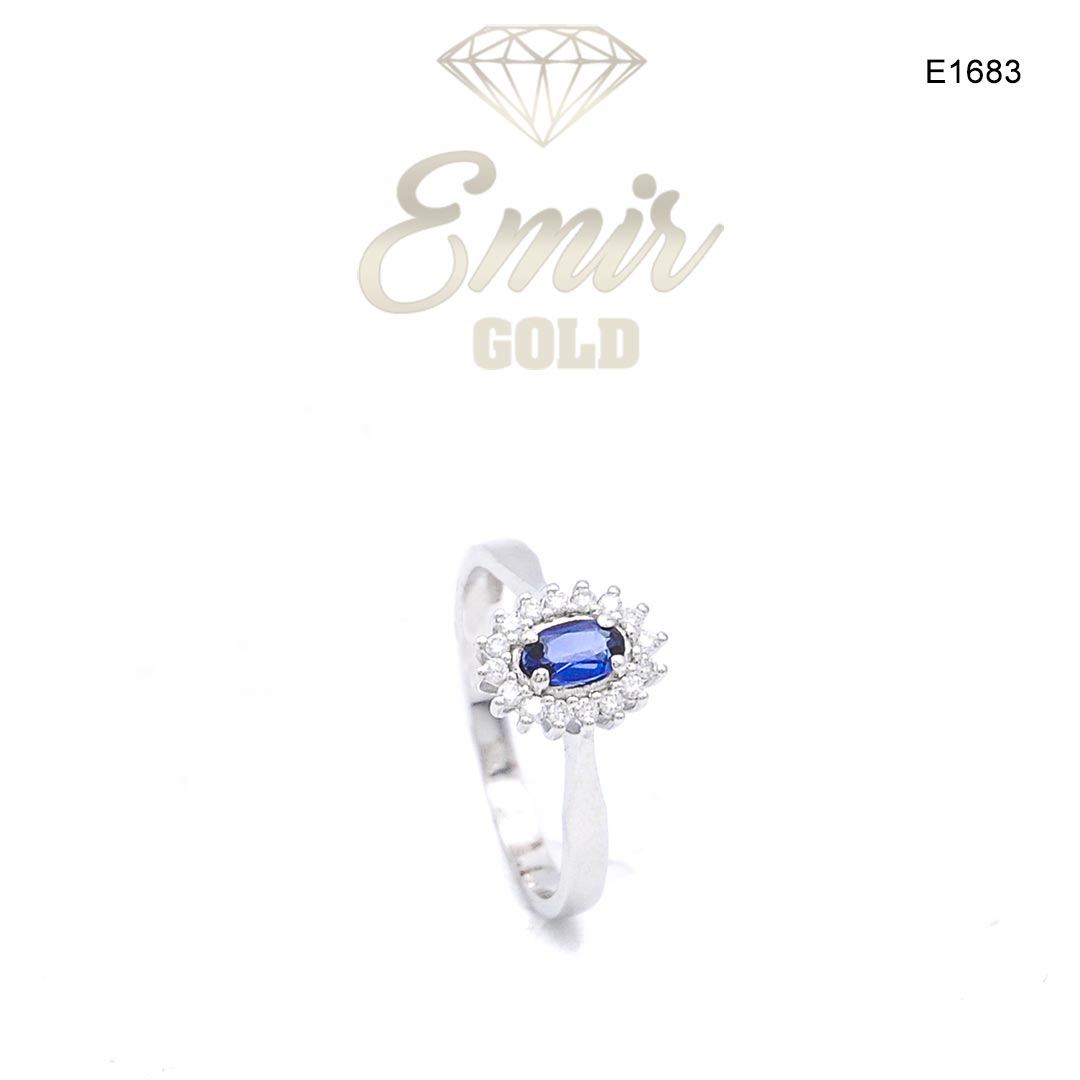 Inel Aur Alb Cu Diamant E1683