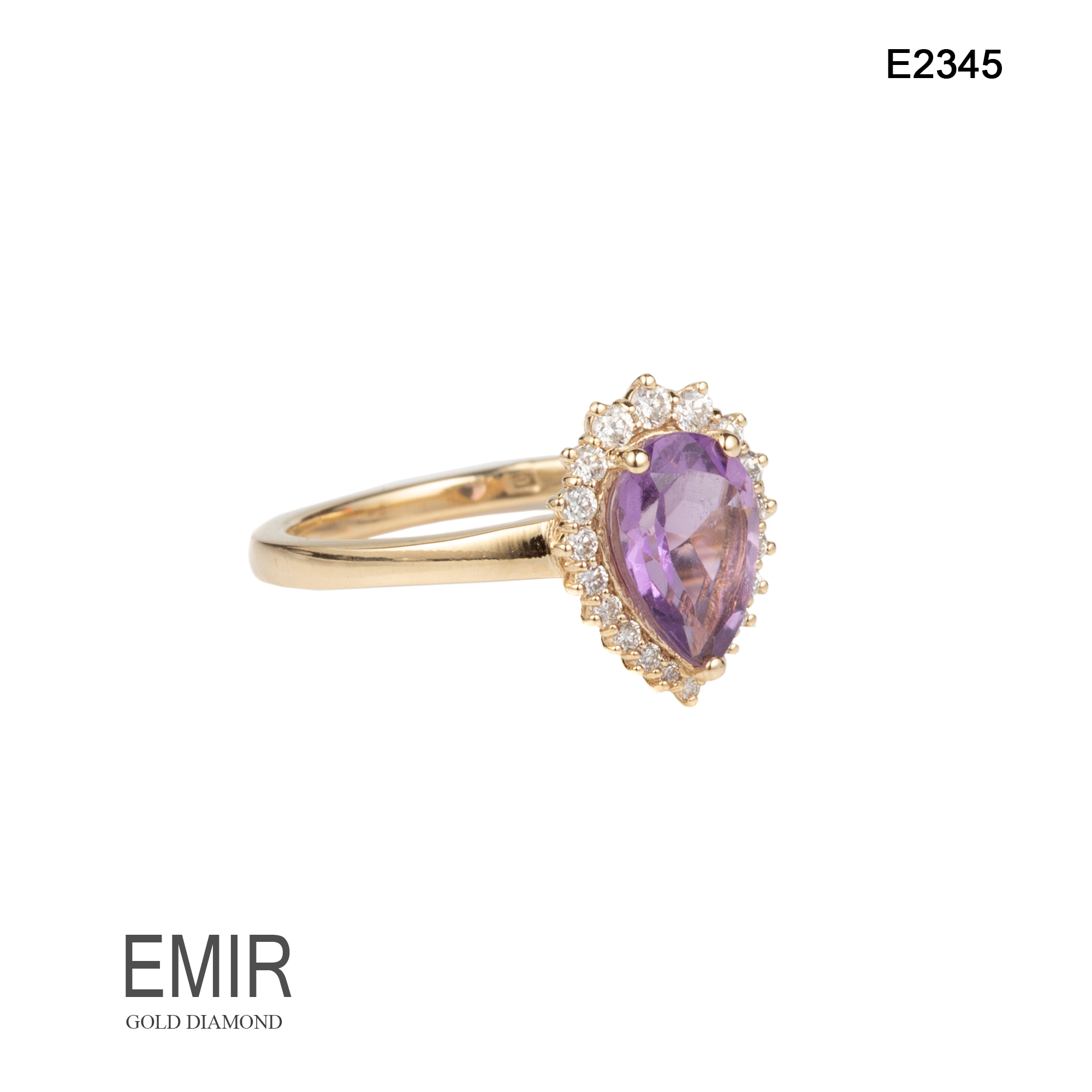Inel Aur cu Diamant E2345 - imagine 3