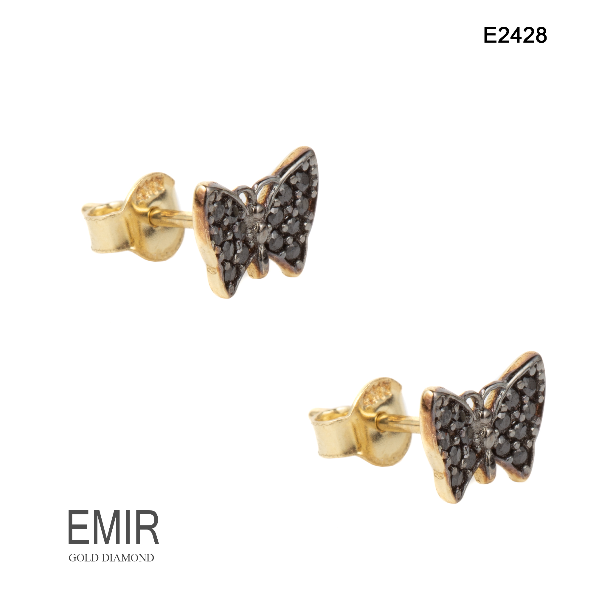 Cercei Aur 14K 1.19 GR E2428 - imagine 3