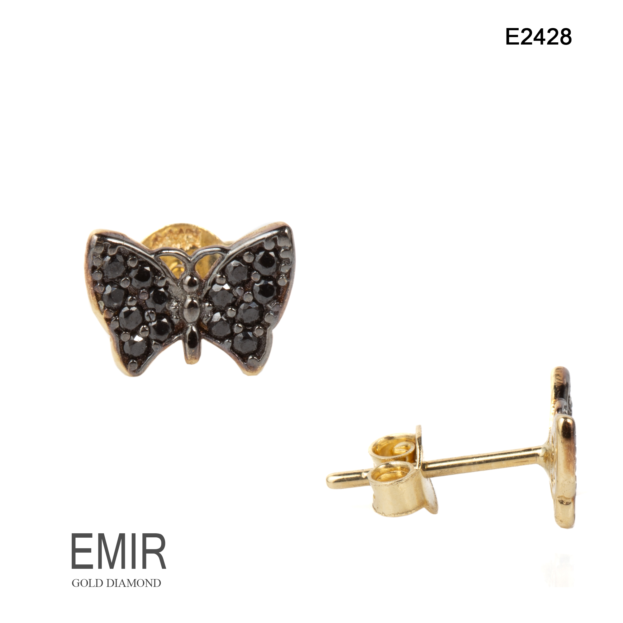 Cercei Aur 14K 1.19 GR E2428 - imagine 2