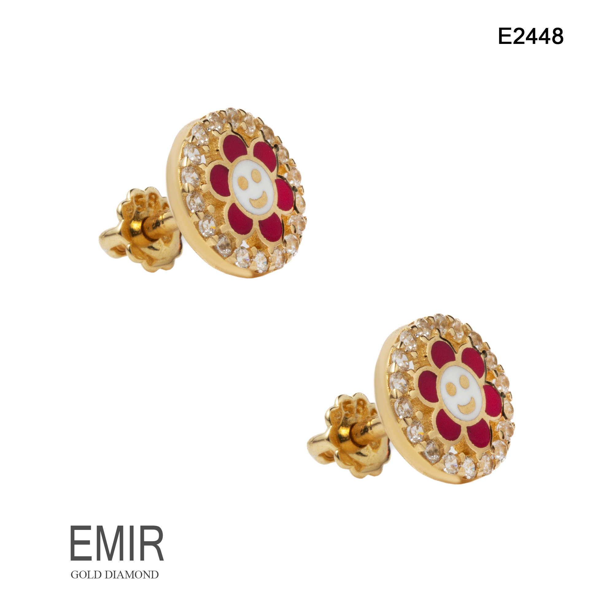 Cercei Aur 14K 1.40 GR E2448 - imagine 3