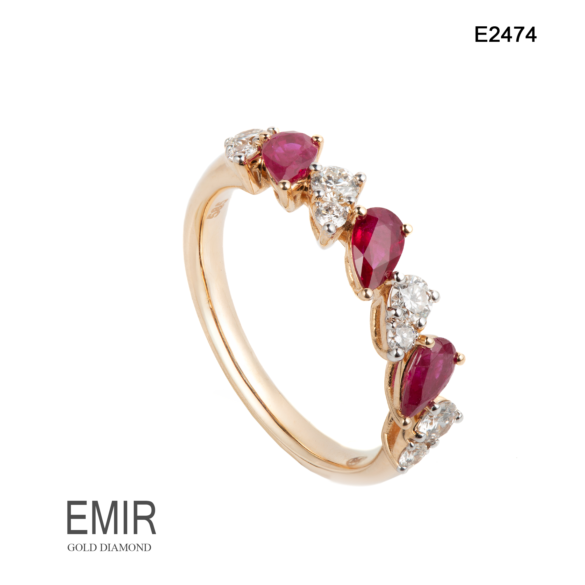 Inel Aur Galben cu Diamant E2474