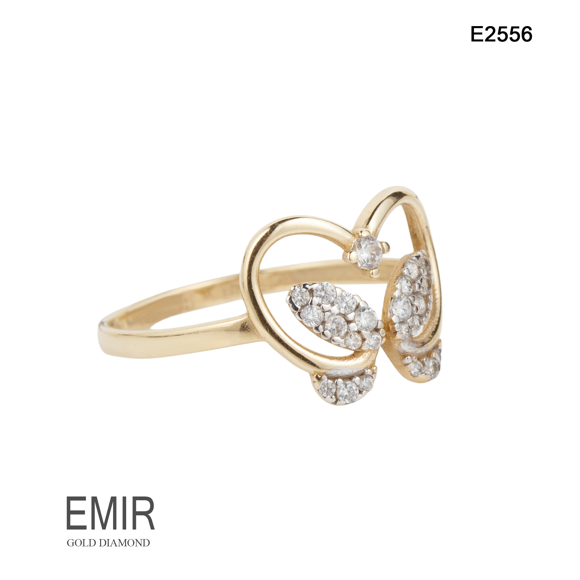 Inel Aur Galben 14K 1.39 GR E2556 - imagine 3
