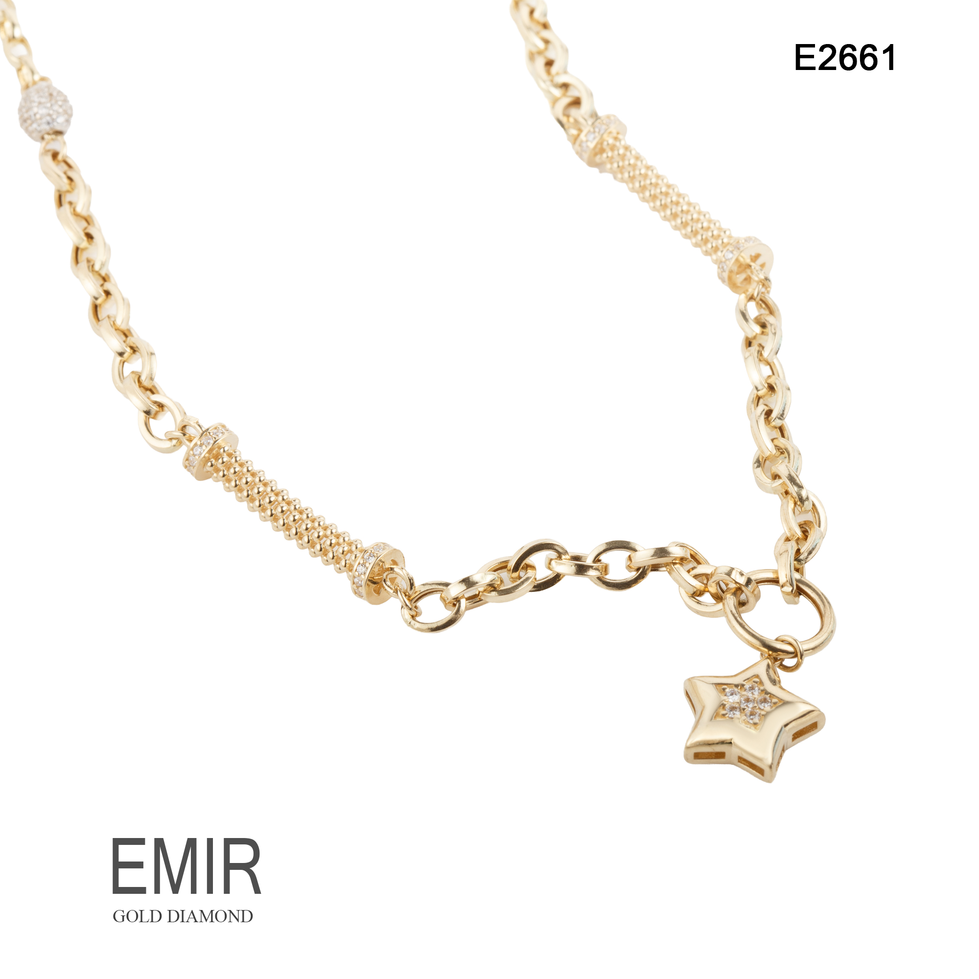 Colier Aur Galben 14K 11.66 GR E2661 - imagine 2
