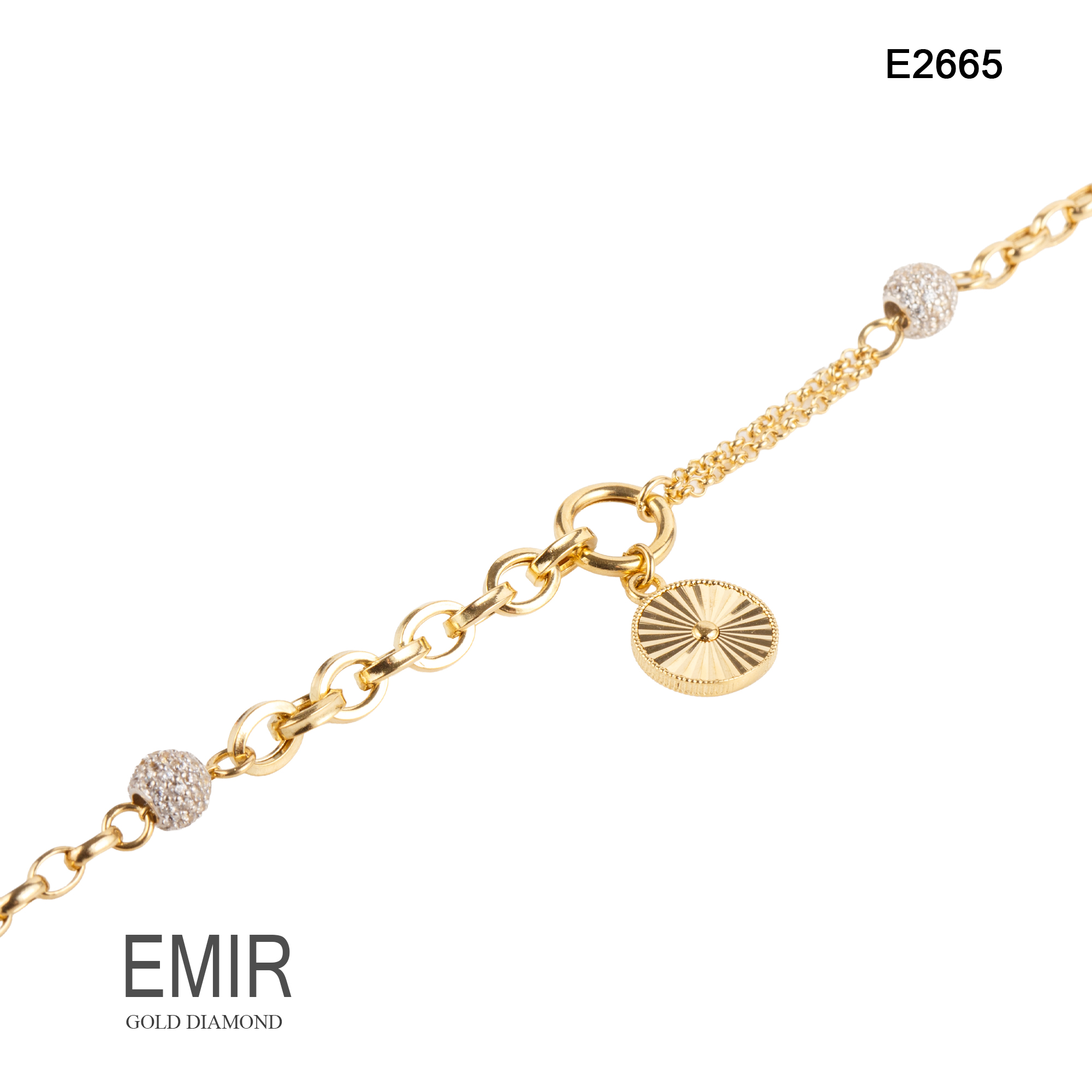 Bratara Aur Galben 14K 5.50 GR E2665 - imagine 3