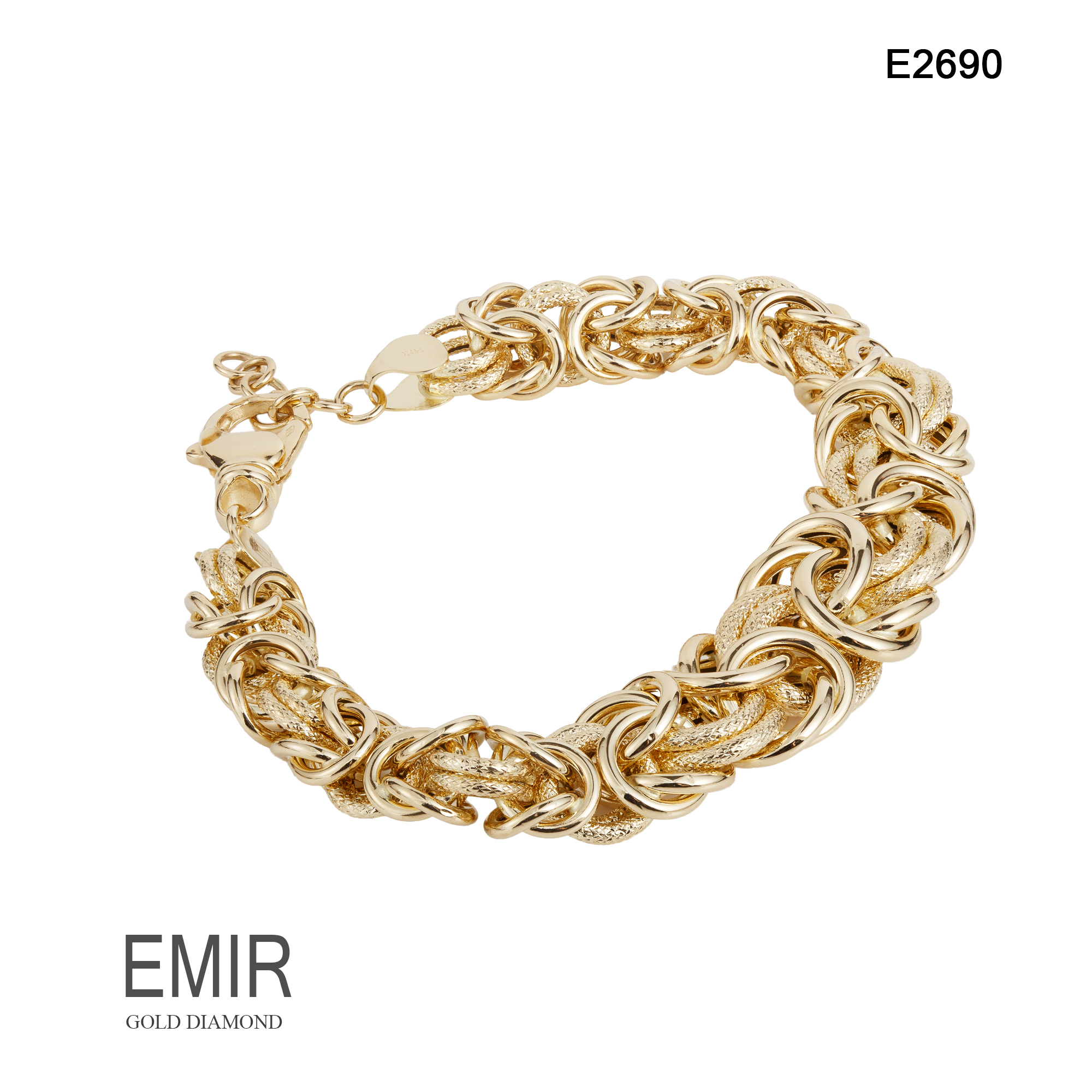Bratara Aur Galben 14K 14.68 GR E2690 - imagine 3