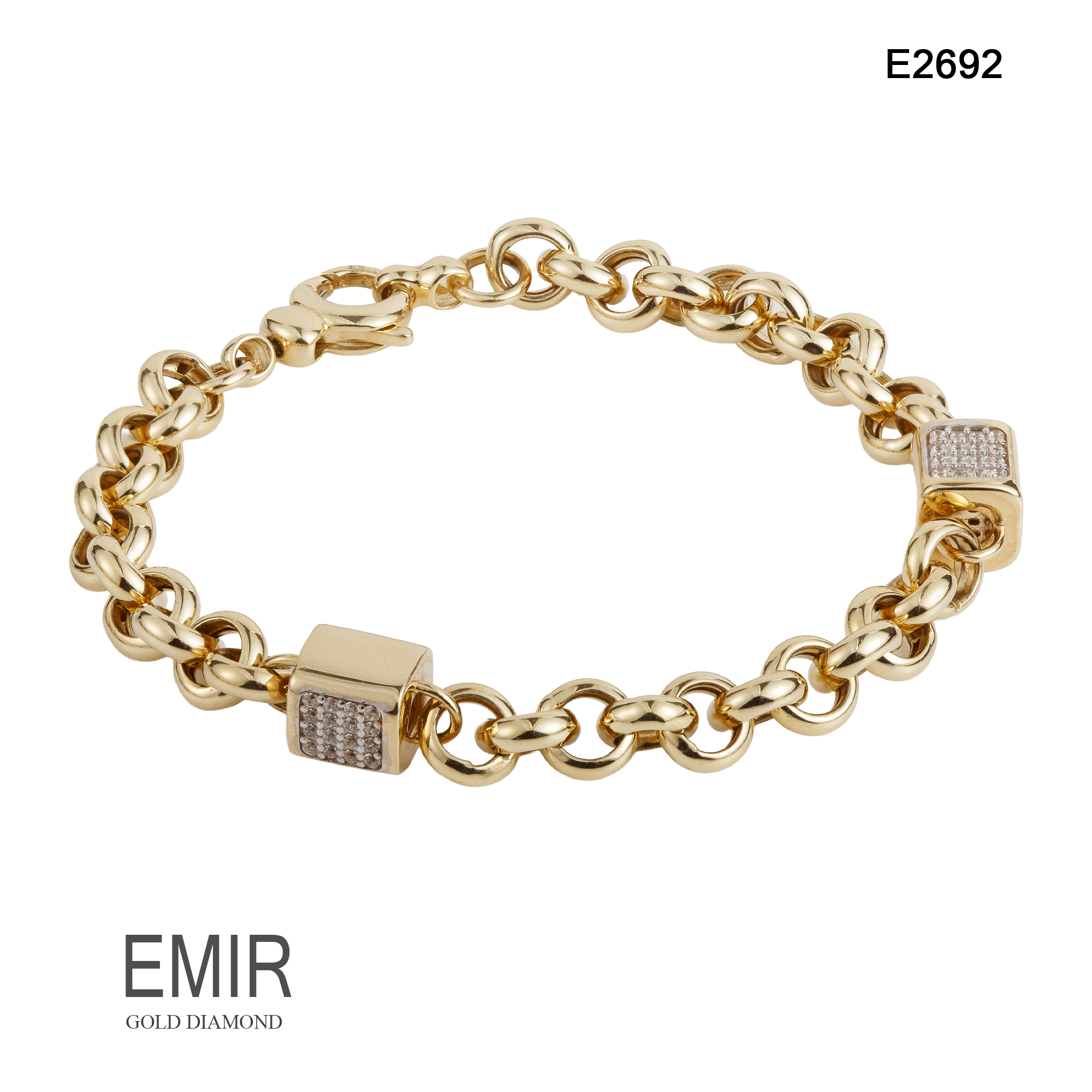 Bratara Aur Galben 14K 10.74 GR E2692 - imagine 3