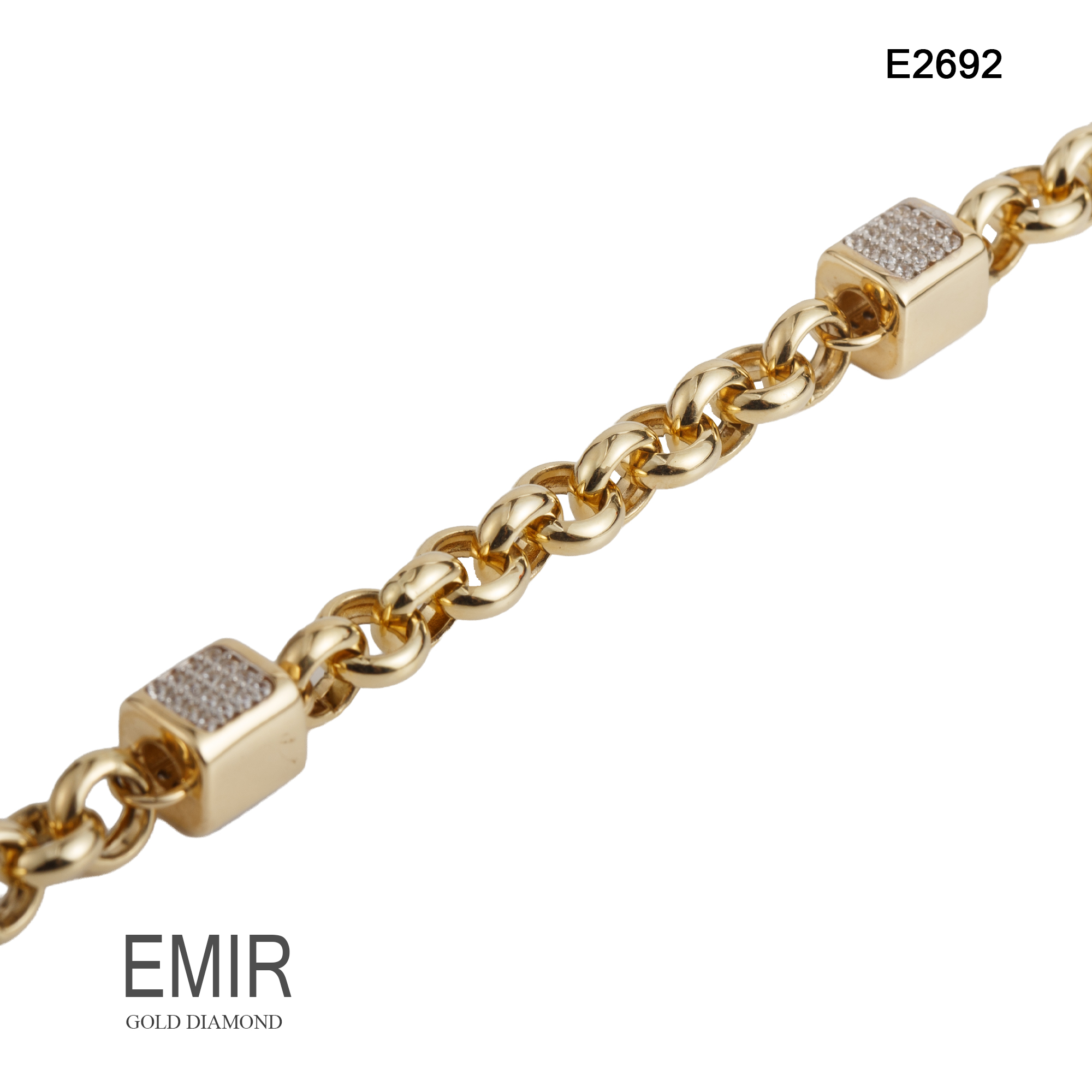 Bratara Aur Galben 14K 10.74 GR E2692 - imagine 2