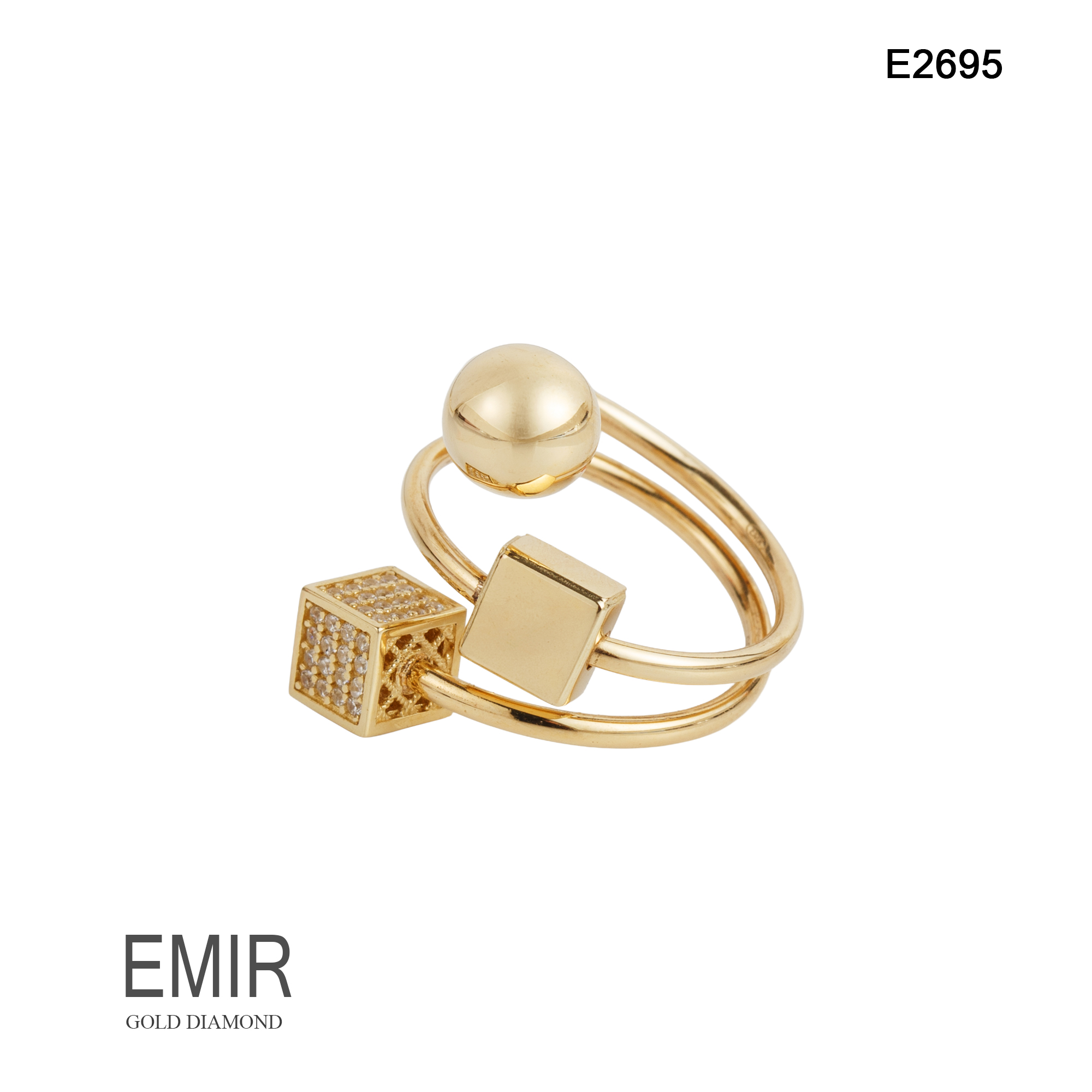 Inel Aur Galben 14K 4.11 GR E2695 - imagine 3