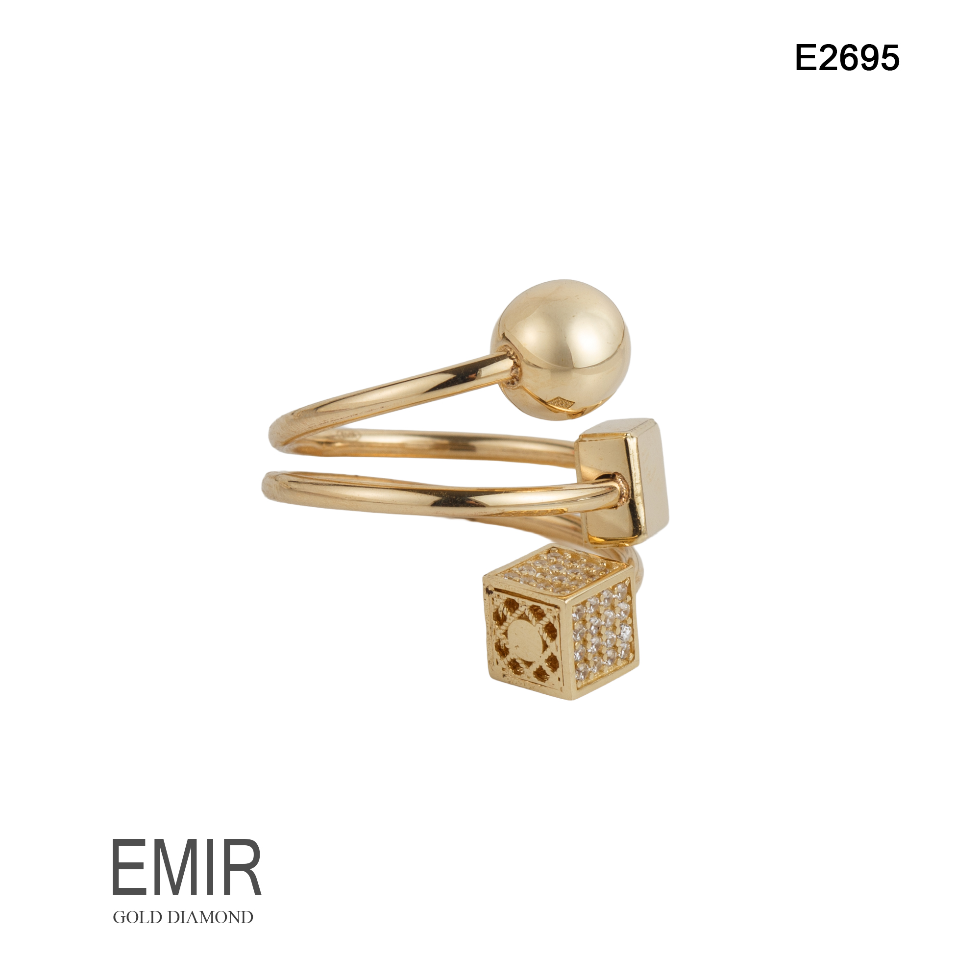 Inel Aur Galben 14K 4.11 GR E2695 - imagine 2